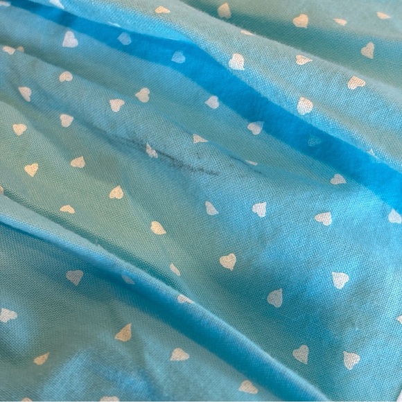 VINTAGE AMY TOO! White‎ and Blue Polka Dot Ruffled Girls Dress 80s 90s Size 12 - Picture 8 of 14